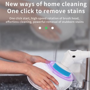 Electric Spin Scrubber with Night light and LED Display, Cordless Cleaning Brush with 8 Replaceable Heads & Adjustable Extension Handle, 3 Speeds, Cleaning for Bathroom Tub Grout Floor Wall Sink Tile