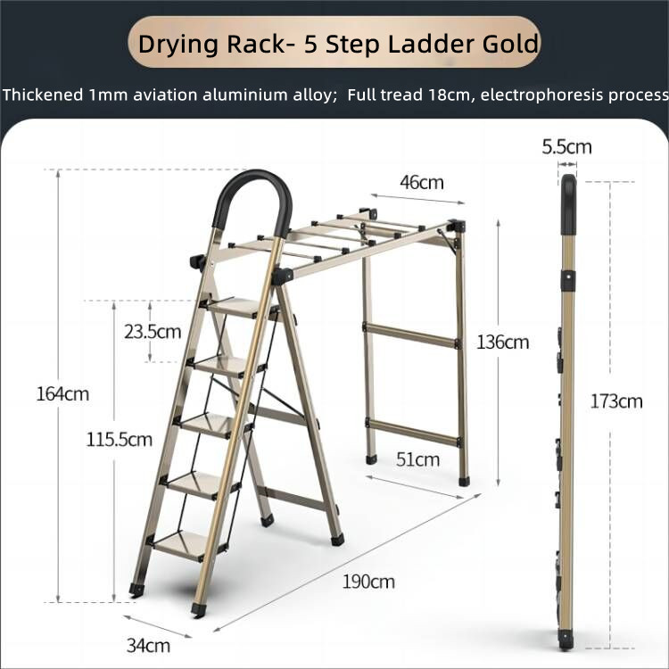 Rak Pengeringan-Emas lima langkah