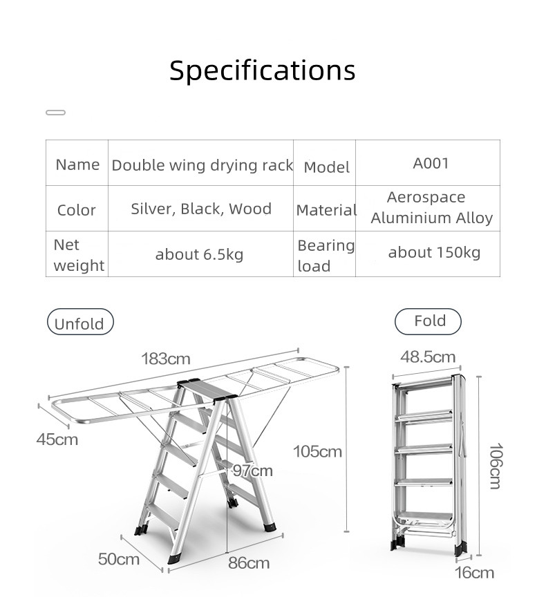 Foldable Drying Rack size 2